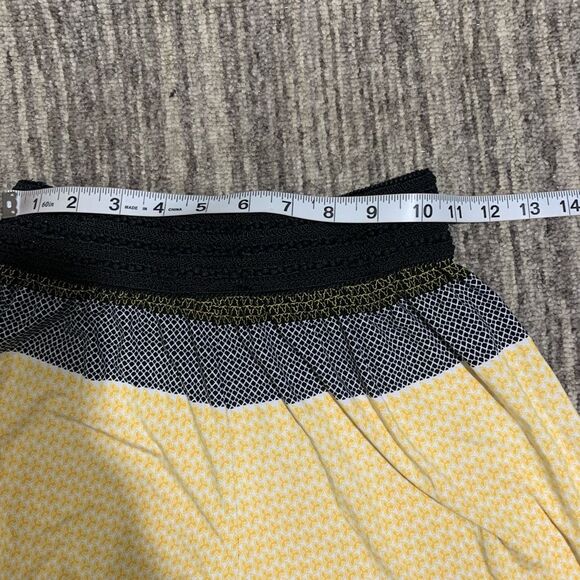 No Brand Women Small Multicolored Knit Palazzo Wide Legs Pants Butter‎ Yellow - Picture 3 of 6